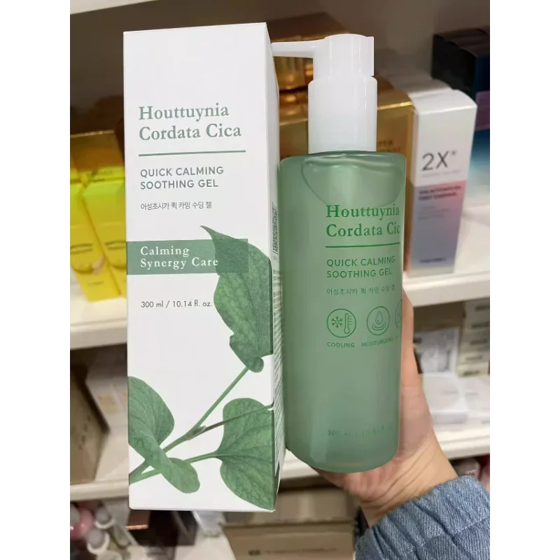 เกาหลี Tonymoly Houttuynia Cordata Cica Quick Calming Soothing GEL 300ml Calming Synermy Care Moisturizing Refreshing Skin Care