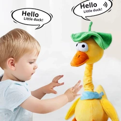 New Soft Cute Repeating Duck That Can Learn To Speak High Quality Fabric  Comfortable Plush Toy Children Birthday Surprise Gift