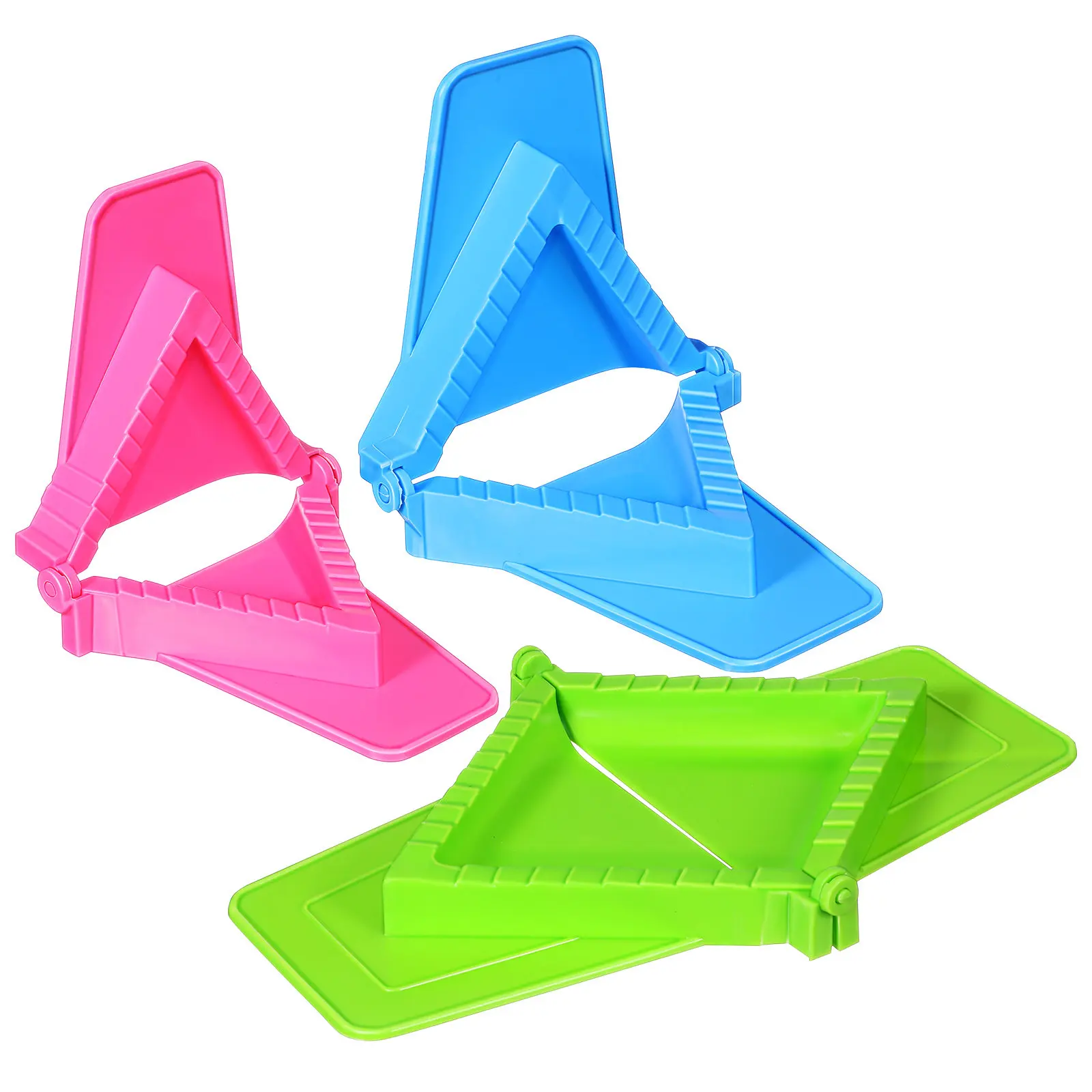 3Pcs Dumpling Mold Set Plastic Manual Dumpling Maker Kitchen Tool for Wontons Pierogies Gyoza Wrapping Press Pierogi Press