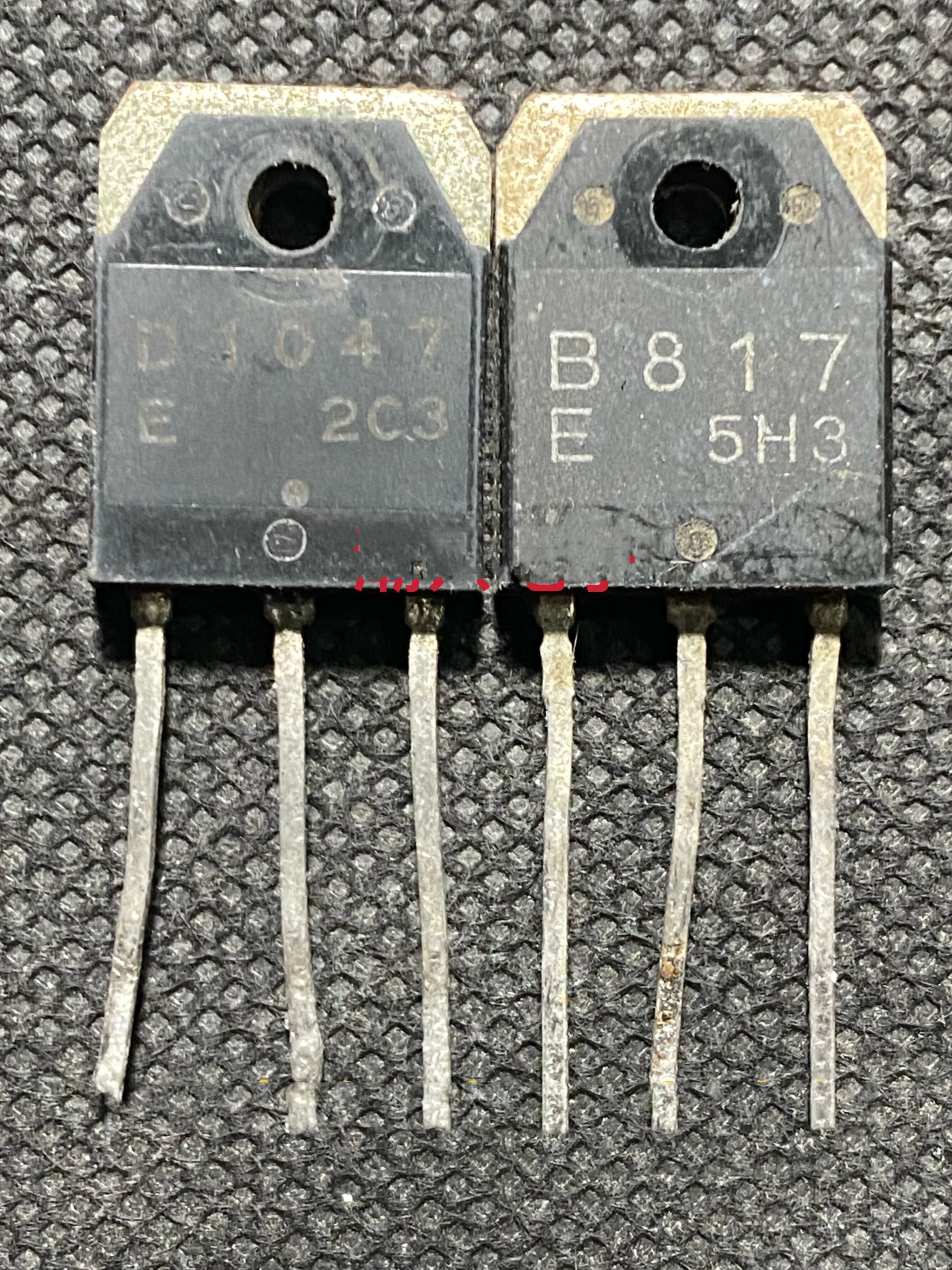 Used 10pcs/lot 2SB817 2SD1047 B817 D1047 5pair Audio Power Amplifier Paired Transistor TRANS PNP 140V 12A TO-3P