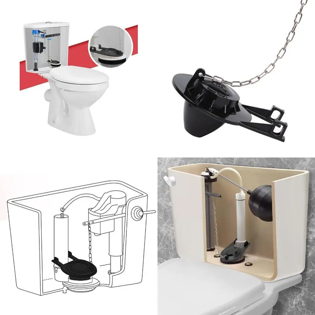 

Y1UD Toilet Seal Flapper Replacement Water Saving High Performance Easy to Install