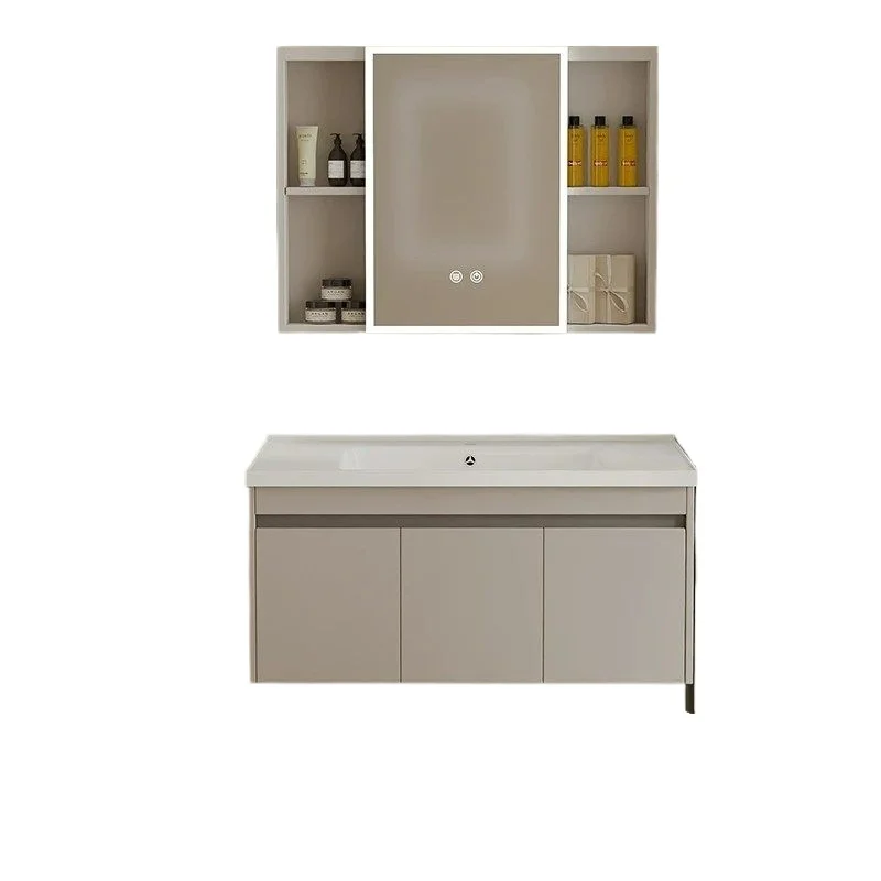 

Новая комбинированная тумба для ванной из алюминия с интегрированной раковиной для умывания