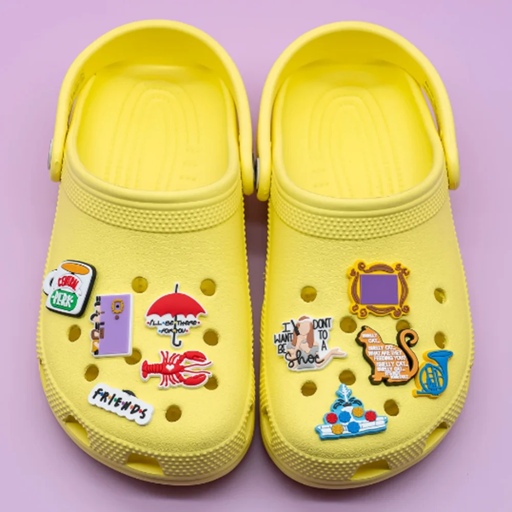 28pcs/set Old Friends Cartoon Series ​for Shoe Charms Accessories for Classic Clog Shoe Decoration Fit Wristband Kids Gifts image 4
