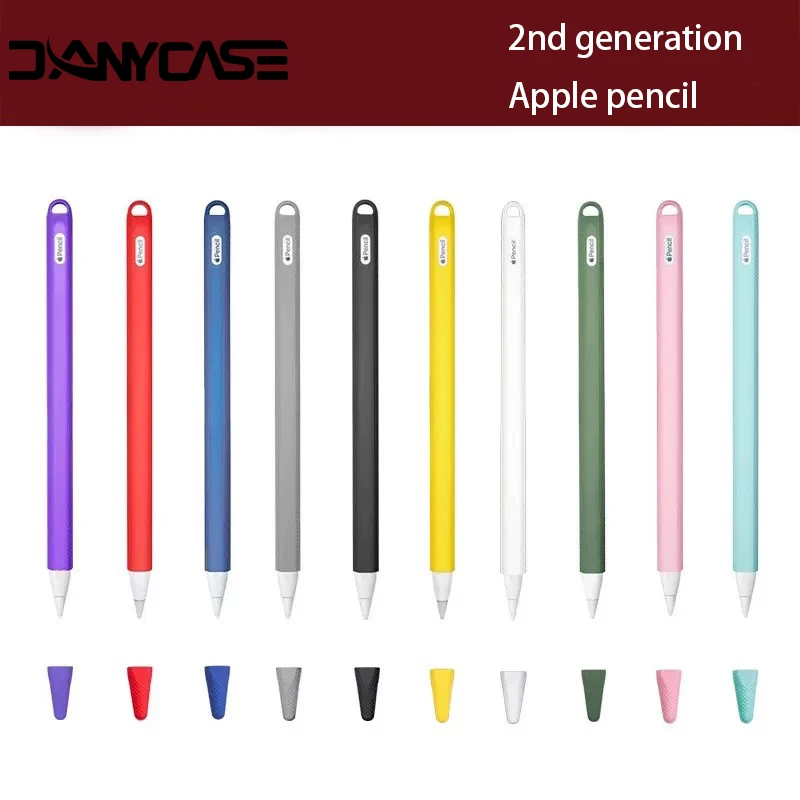For Apple Pencil 2nd 1nd Gen Soft Silicone Holder Apple Pencil Case Pencil Skin iPad Touch Screen Pen Cover iPad Accessories