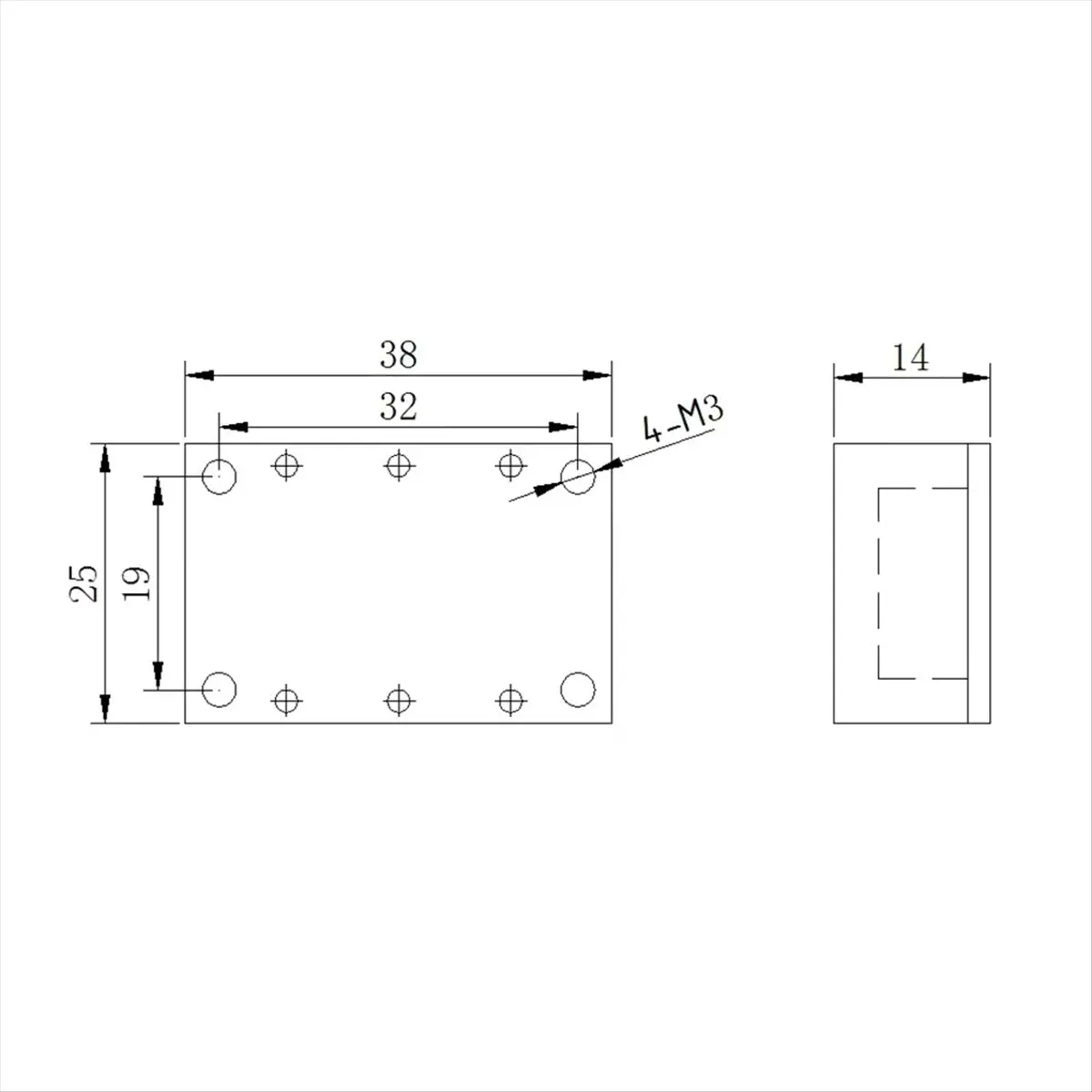 AA19 1-700GHz RF Frequency Mixer Up and Down Frequency Converter C/X/KU Band Mixer RF Accessory SMA Power Splitter