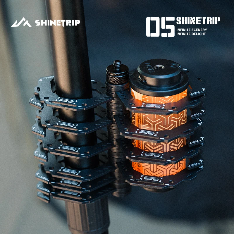 Outdoor Camping Light Array ShineTrip Aluminum Alloy Weatherproof Versatile Multi-Function 19/38 LED Tactical Dome Lamp Bracket