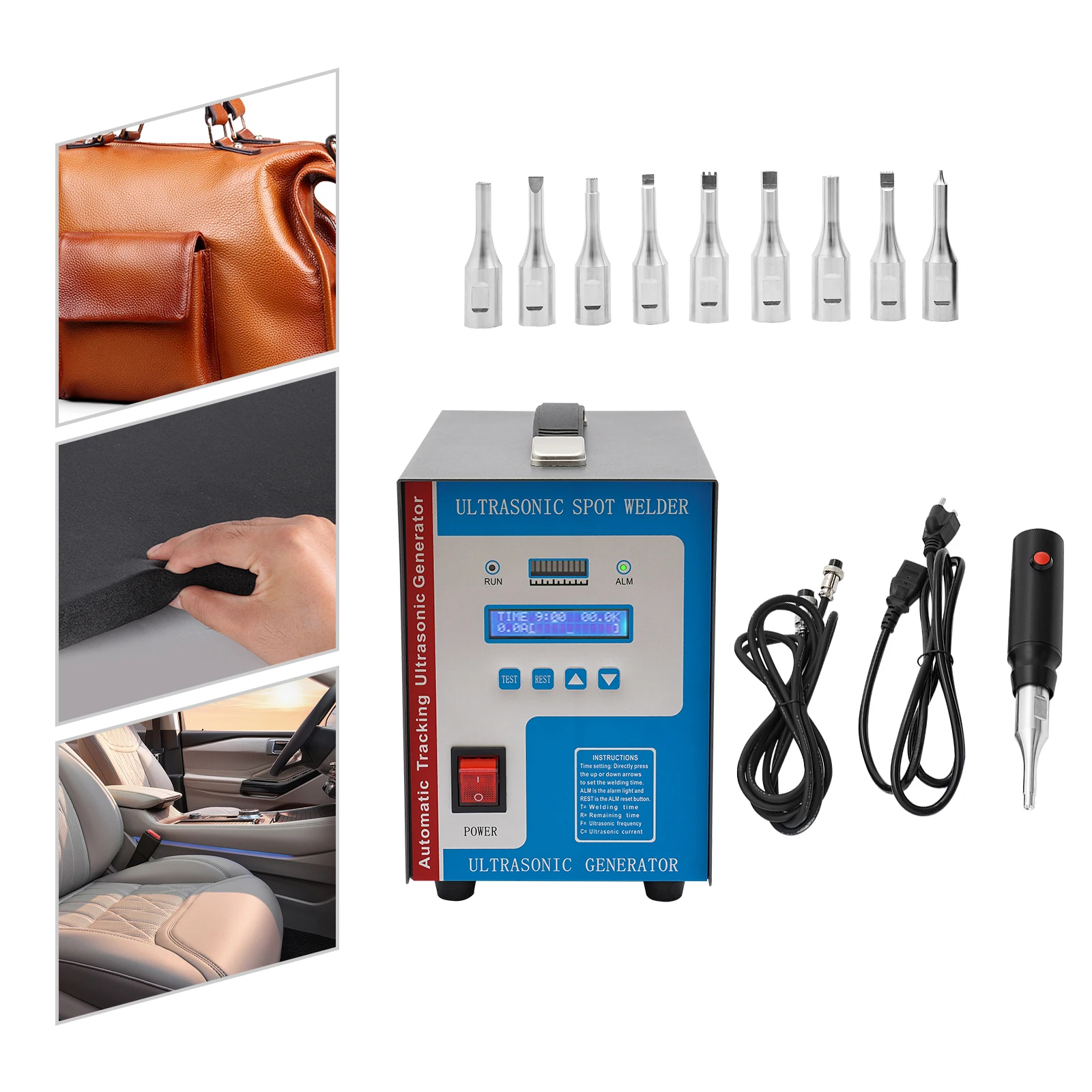 

Ультразвуковой сварочный аппарат для пластика мощностью 700 Вт, 110 В, 28 кГц