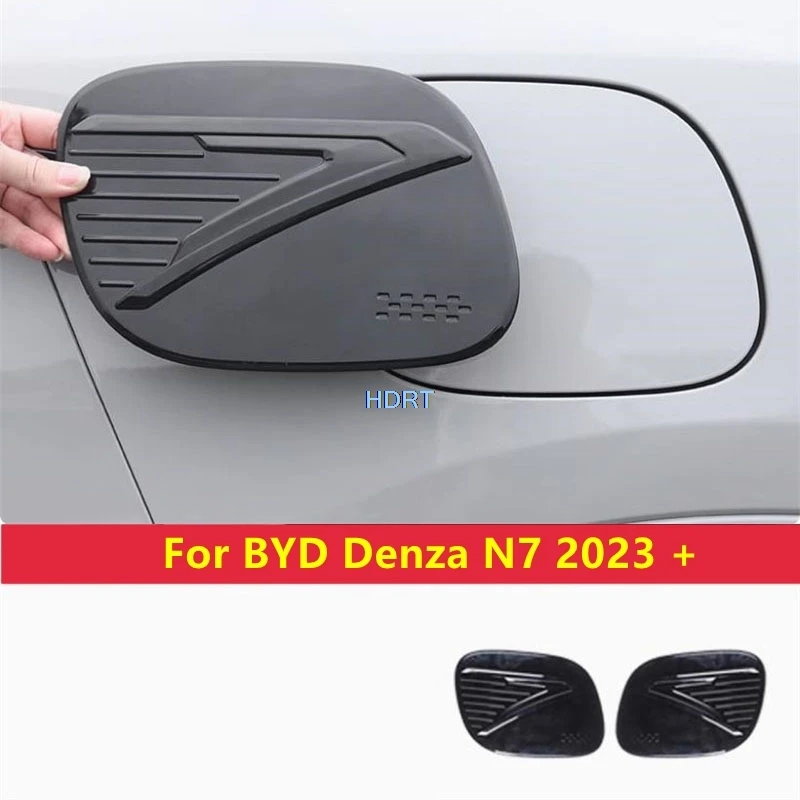 

For BYD Denza N7 2023 + Car Protector Decoration Accessories Exterior Sticker Oil Fuel Tank Cap Electric Box Charging Port Cover