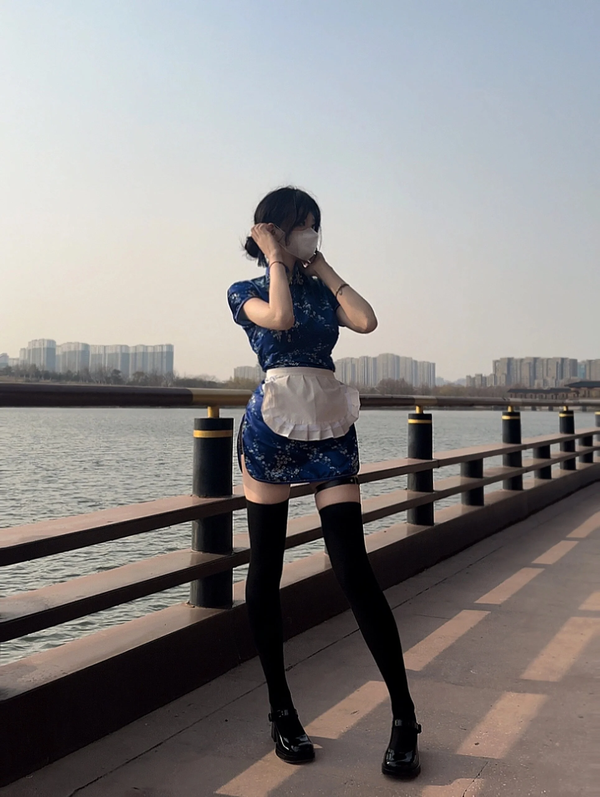 New Chinese Sle  Dr loween Cisas Cosplay orm Soft Girl Maid Skirt ort  Daily Wear