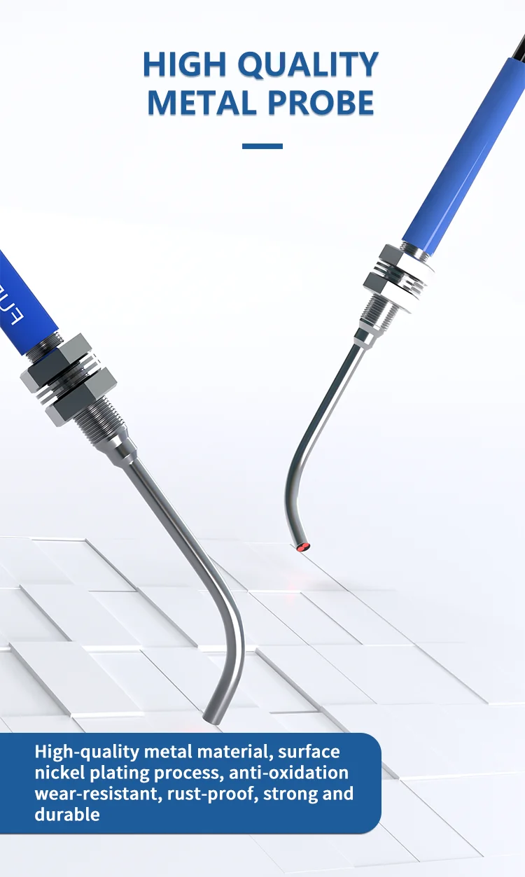Fuwei FWR-610-MU bogen 90 grad faser optik sensor diffus m3m4m6 sonde faser optik verstärker – Detail 4