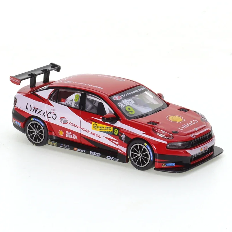 Xcartoys Lynk & Co Tcr 2022 Jiekai Lingke Team Auto 9 Auto Gelegeerd Motorvoertuig Diecast Metalen Model Kinderen Kerstmis Cadeau Speelgoed Voor Jongens