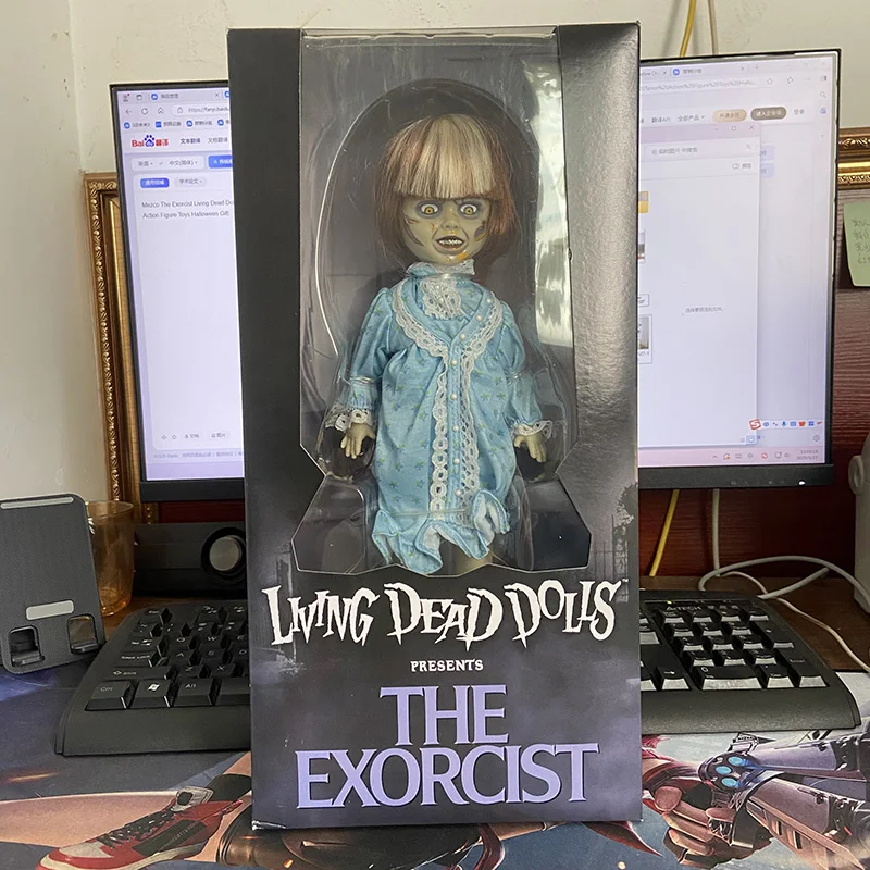 

30cm Mezco Horror Living Dead Dolls Figure The Exorcist Joint Movable PVC Figure Model Cartoon Figure Toy Birthday Gifts