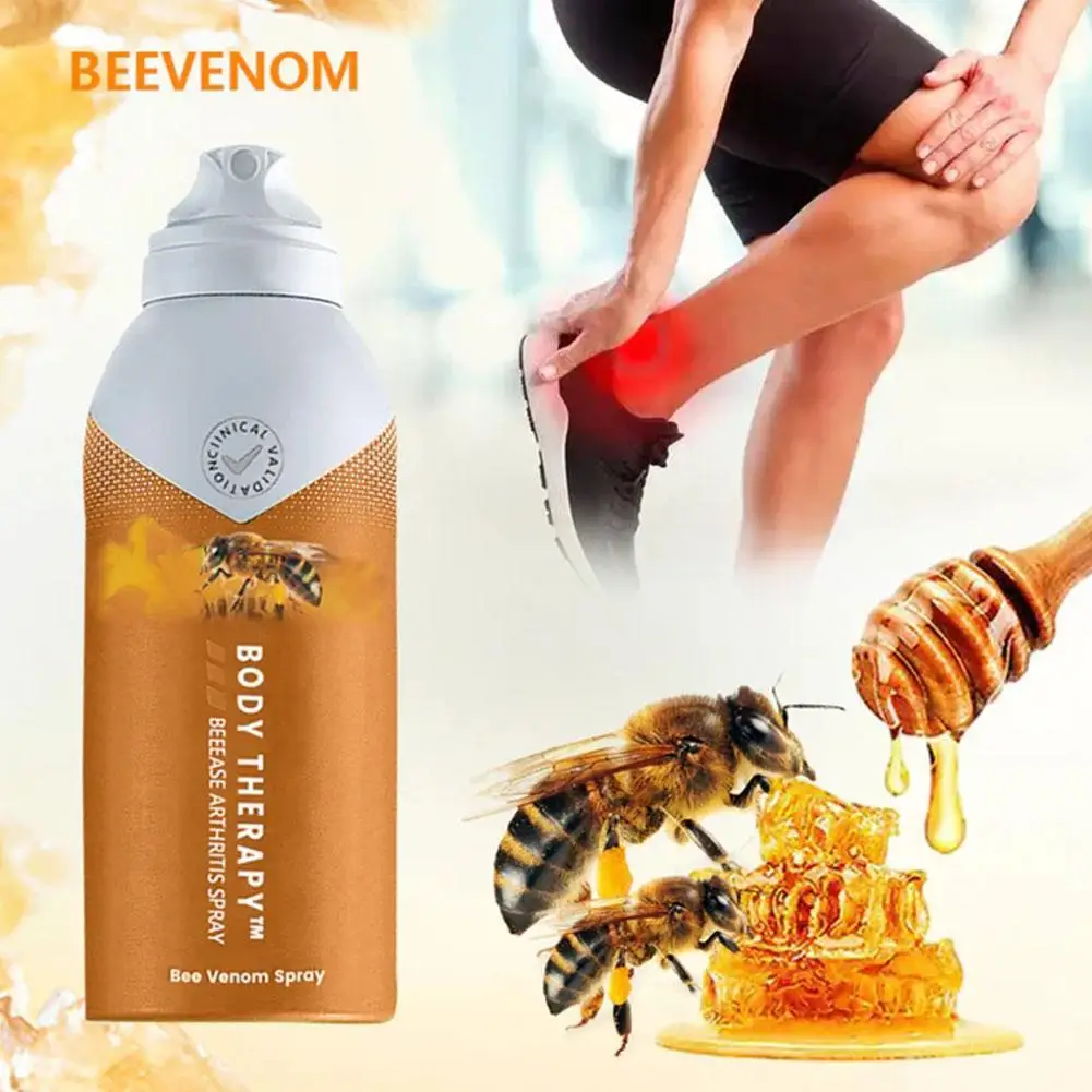 2023 New Beevenom Spray Body Joint & Bone Therapy Treatment Concentrated And Intensification Recovery Spray Muscle Health Care