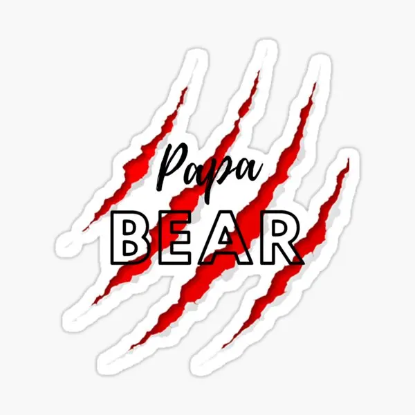 Bear Print  Anime Sticker For Car Styling Car Product Colorful Removeable Auto Decals Occlusion Scratch Creative Decoration