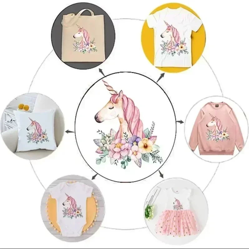 Cartoon Peppa Pig George Sticker on clothes custom patches Iron-on transfers for clothing Children's Gift T-shirt Decal Decor view 4