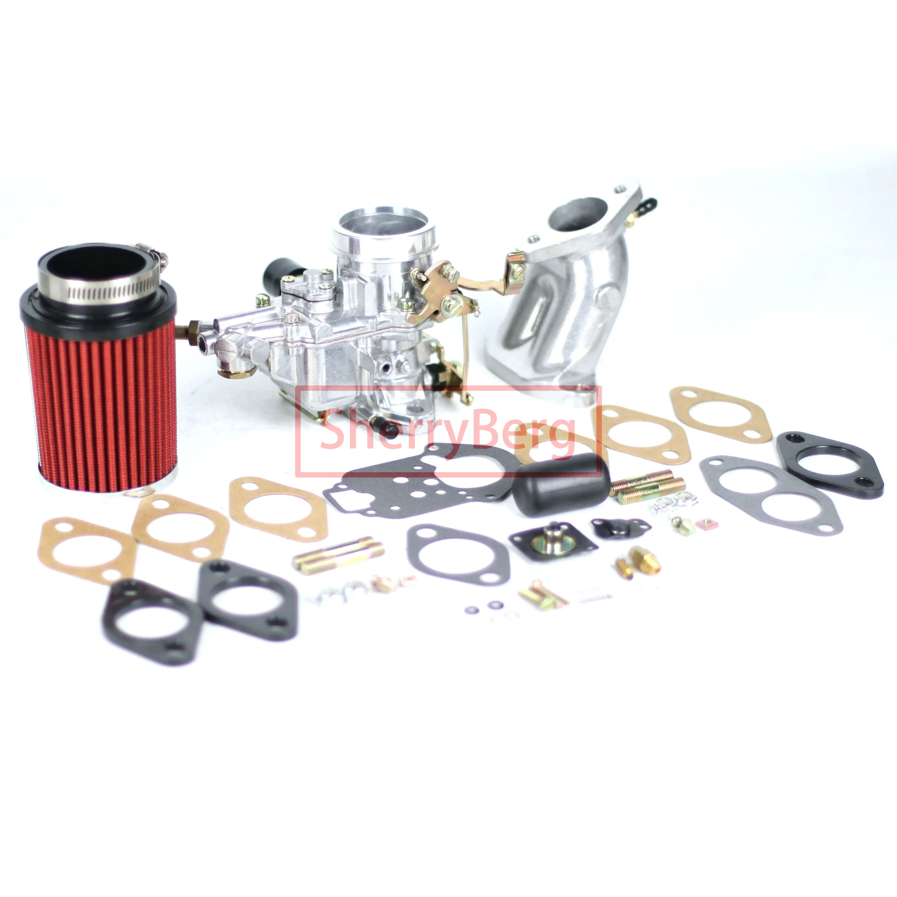 SherryBerg Carb Carburador Carburetor Model Weber 34 EPC  For VW Bus Ghia Beetle 1971 1972 1973 -979  Off Road Thing OE:321452