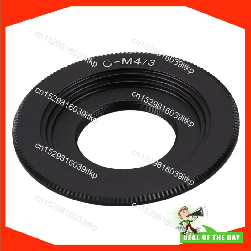 Aguja 3X lente de montaje C negra para adaptador Micro-4/3 E-P1 E-P2 E-P3 G1 GF1 GH1 G2 GF2 GH2 G3 GF3 C-/3
