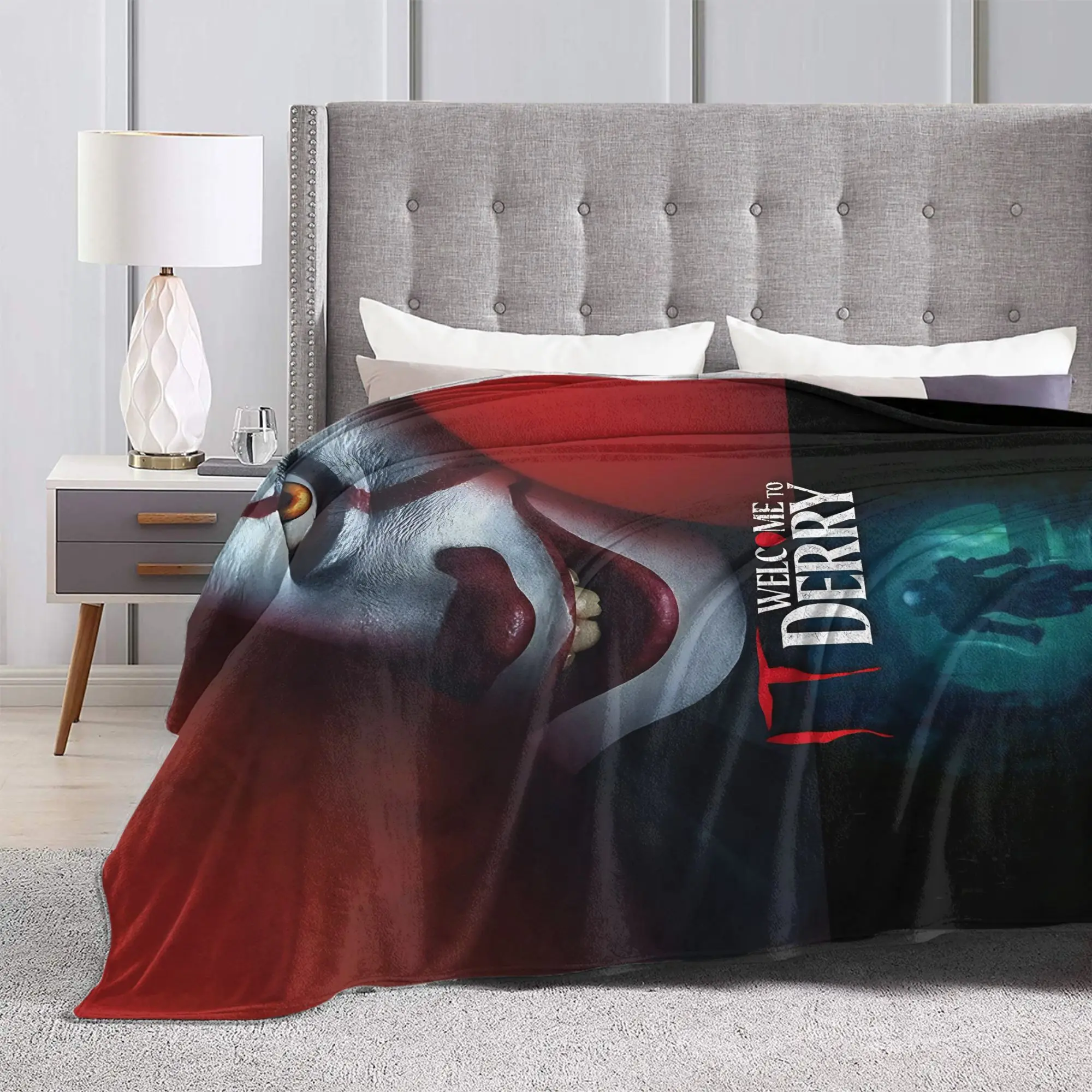 تكنولوجيا المعلومات مرحبا بكم في ديري دائما عيون بطانية دافئة أفخم الفراش يلقي للطلاب الأريكة كرسي السرير الفانيلا المفرش غطاء السرير