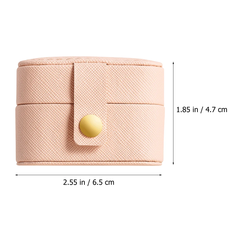

Ring Box Creative Organizing Case Jewelry Portable Rings for Girls Small Storage Wedding Desktop Multipurpose