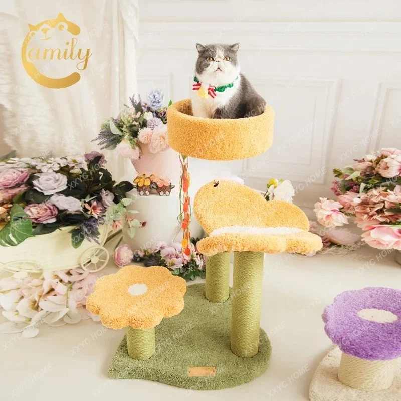 New Small Butterfly Cat Climbing Frame Cat Nest Toy