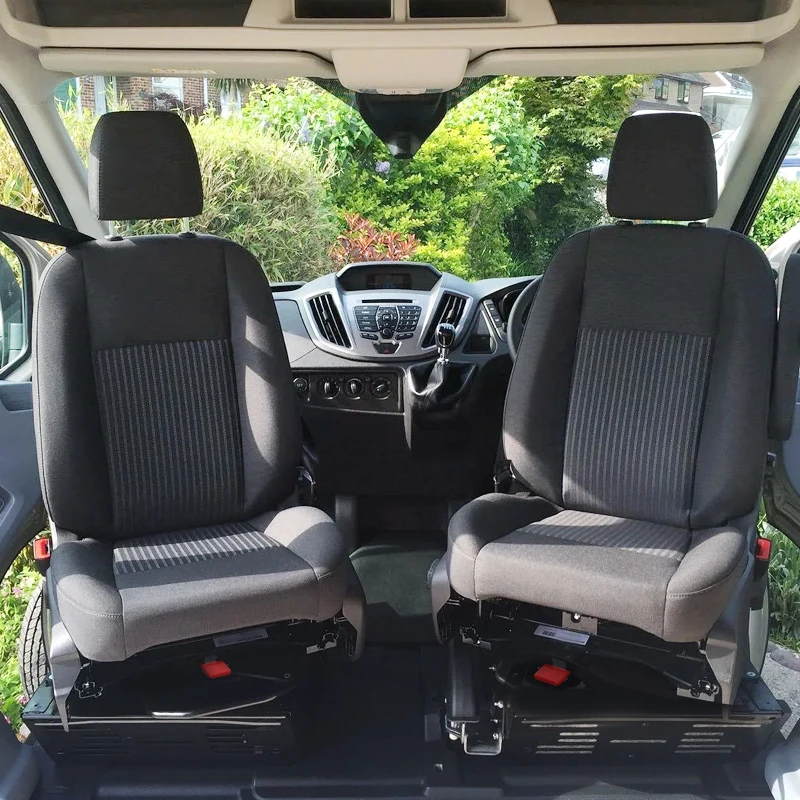 VW T5 T6 및 Sprinter 2006-2014용 회전 시트 베이스 - 수동 회전, 강력한 강철 프레임, 빠른 설치, 캠핑카 업그레이드