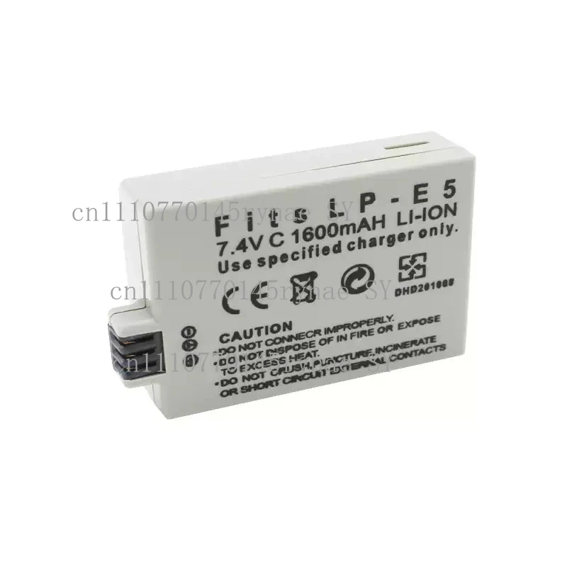 1600mAh LP-E5 Rechargeable Battery For Canon 450D 500D 1000D Kiss X2 X3 F Rebel XS XSi T1i Camera