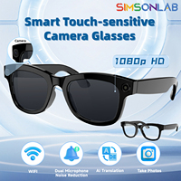 Smart Glasses Camera AI Translator Wifi 1080P Full HD Bluetooth Sunglasses Intelligent Headphones Men Women Kids Gifts