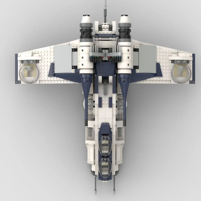 ตัวต่อ MOC Star Battle Cool Starfighter 1063 ชิ้น แบบประกอบสร้างสรรค์ ของเล่นเสริมพัฒนาการเด็ก ของขวัญคริสต์มาส