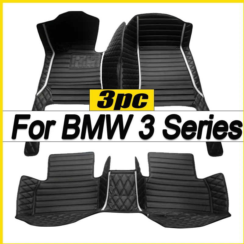 

Car Floor Mats For BMW 3 Series GT Gran Turismo F34 2013~2018 Protective Pad Mat Luxury Leather Rug Carpets Set Car Accessories