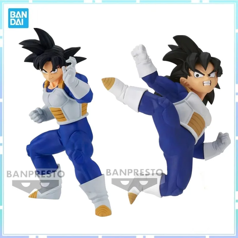 Bandai Original BANPRESTO Anime Dragon Ball Z Son Goku Son Gohan PVC Action Figures Collectible Model Figurine Toys