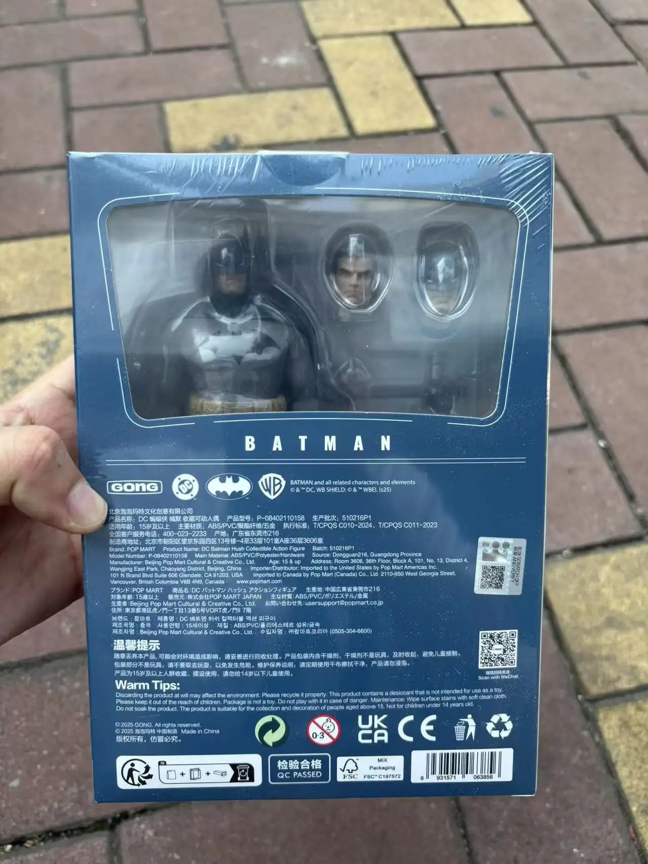 

Оригинальная серия Gong Studio Batman Hush Batman The Silence 1/12 в наличии, коллекция аниме, фигурки, модель игрушки