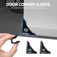 2Pcs New Car Door Guard Edge Corner Anti-scratch Protector For Nissan Juke Leaf Qashqai Patrol Pathfinder X-Trail Nismo Murano