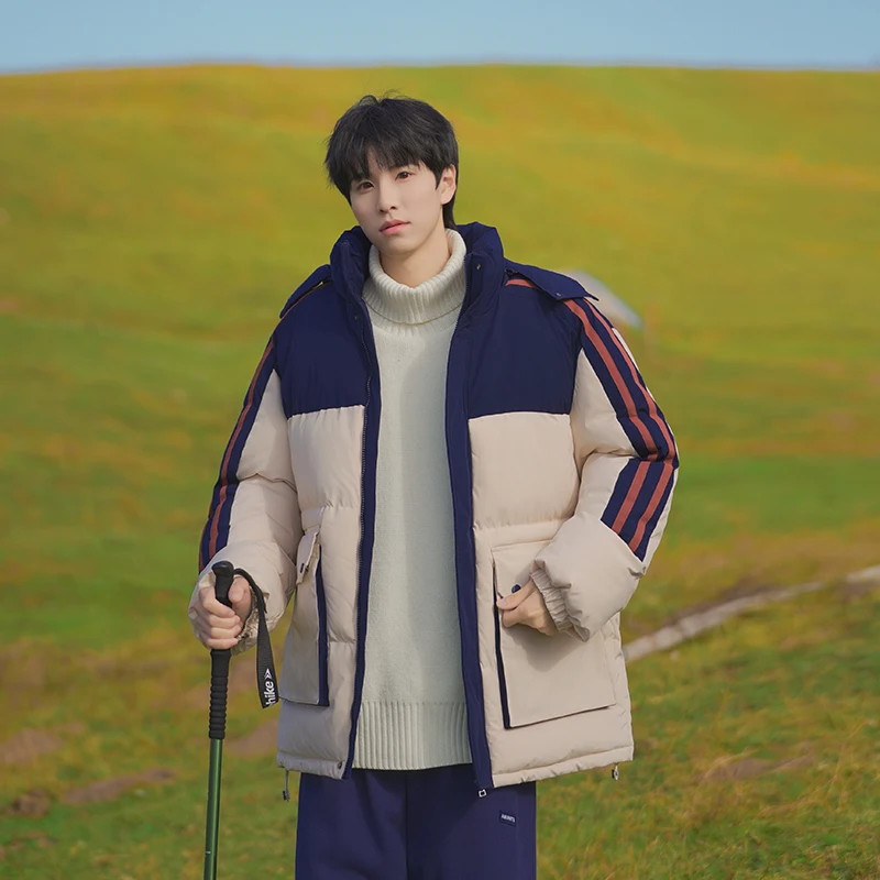 

Winter Mens Comfortable Jackets Trendy Coats Men's Cotton-padded Clothes Outdoor Cycling Clothes Couple Coats Casual Jackets Men