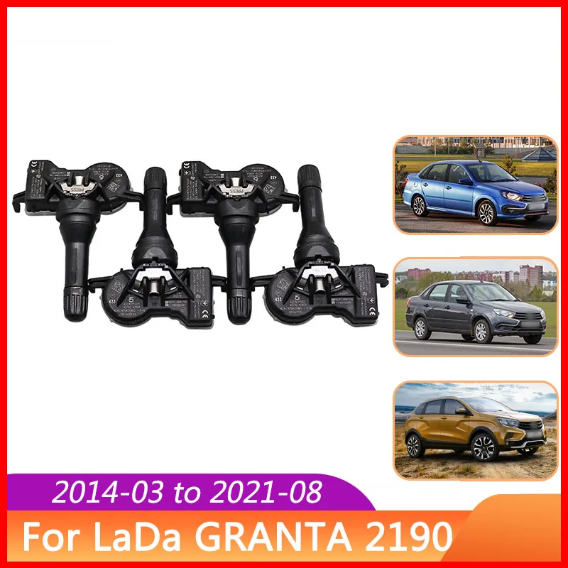 

40700-4CB0A ДЛЯ Lada Granta Kalina Система контроля давления в шинах 433 МГц ДАТЧИК TPMS 407004CB1B 40700-4CB1A