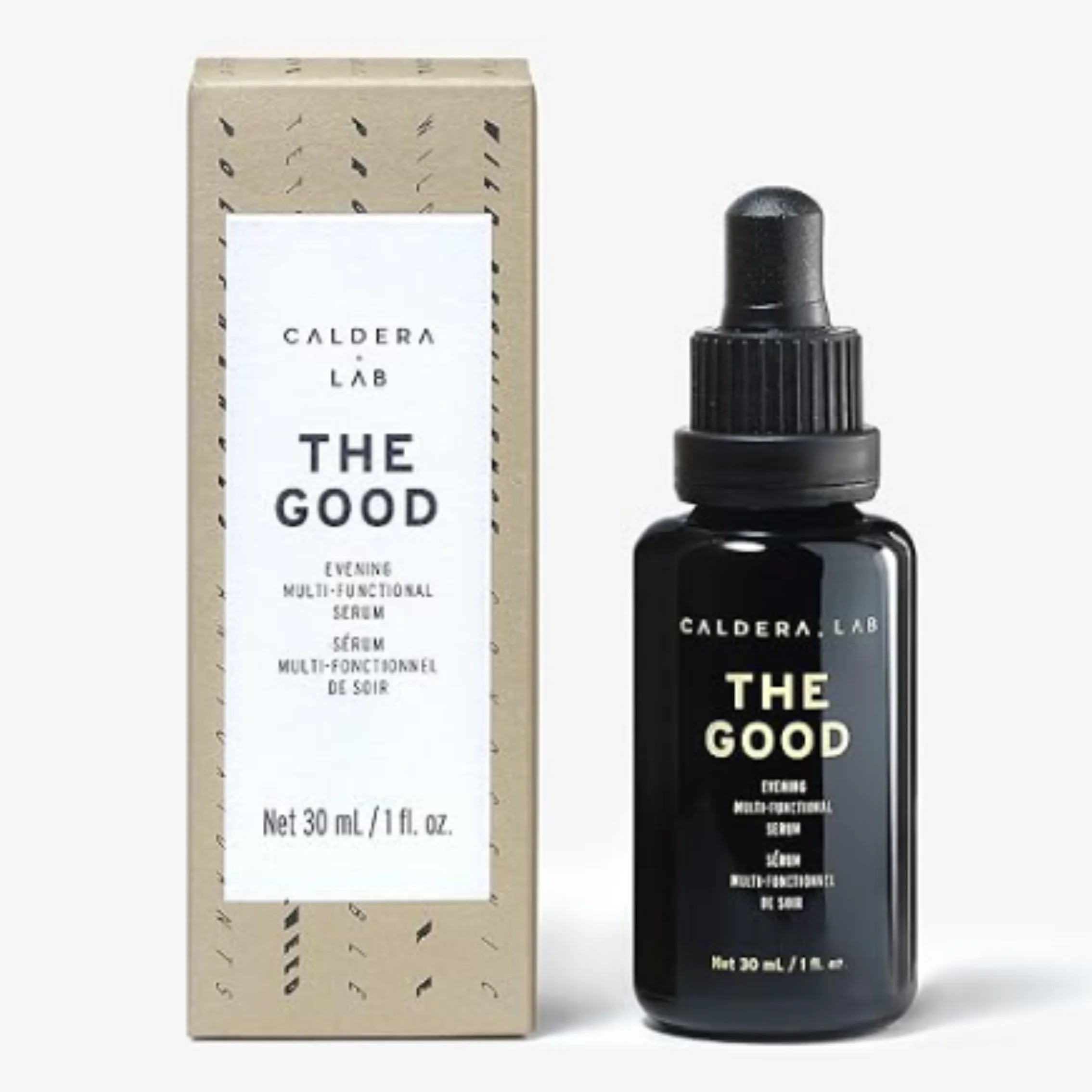 Caldera + Lab The Good | Men's Organic Moisturizing Face Serum For Dry, Sensitive, & Normal Skin – Vegan, Natural & Antioxidant Packed Skincare Facial Oil Skin Care