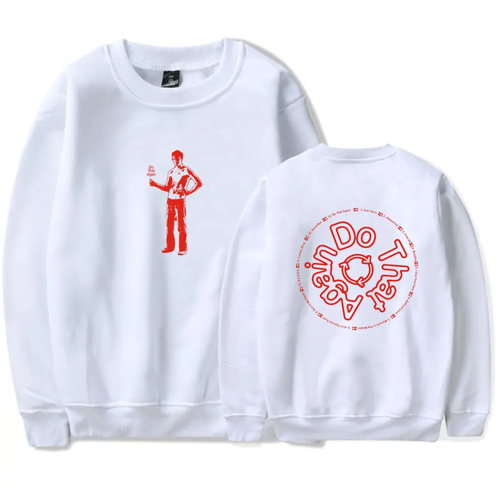 Malcolm Todd Thumbs Up Crew Neck Pullover Sweatshirt Unisex Graphic Print Casual Top for Workout Daily Lounging