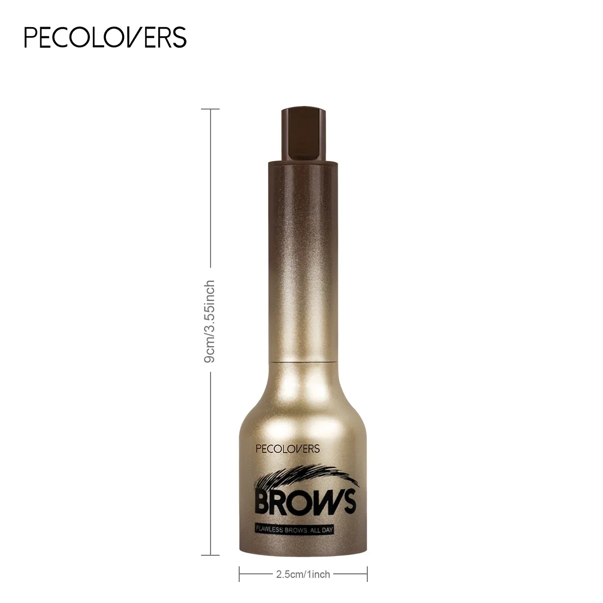 1pc 3D Wild Eyebrow Pencil Microblading Eyebrow Tint Pen Square Angled Brush Brow Dye Cream Anti-smudge Waterproof