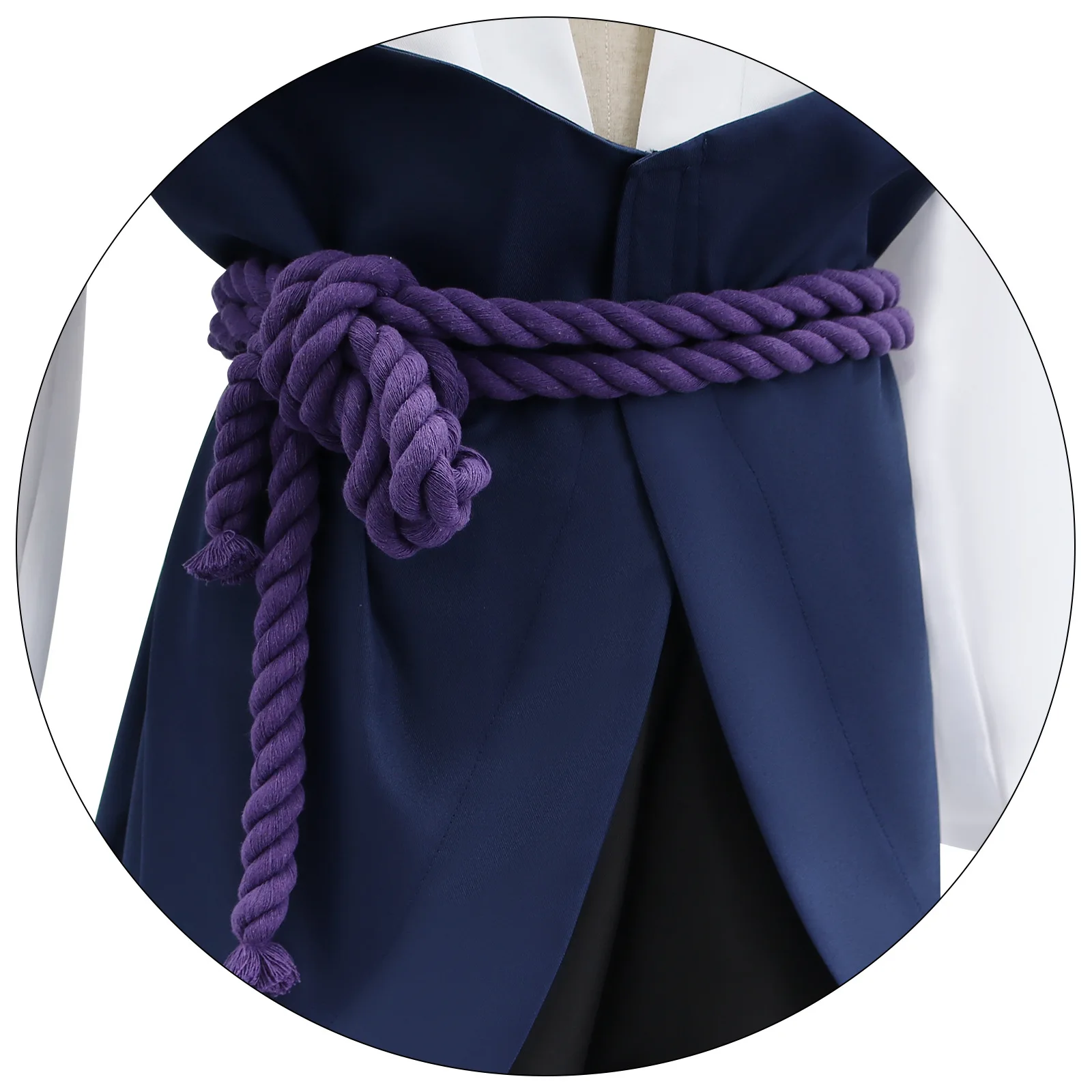 Anime Uchiha Sasuke Costume Cosplay Anime Suit Halloween Comic Clothes Outfit per uomini adulti Ragazzi anziani Comic Clothes Outfit