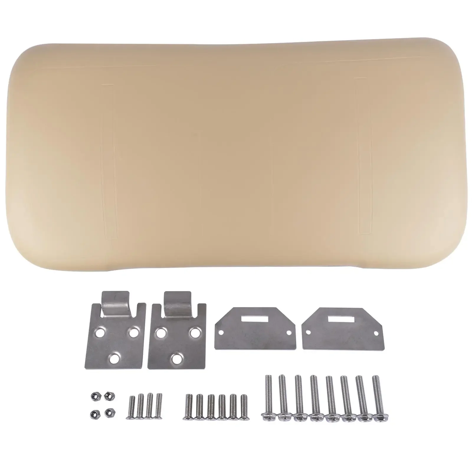 AP03 Golf Cart Front Seat Bottom Tan for EZGO Medalist TXT 1994-2013 Hardware Incl.