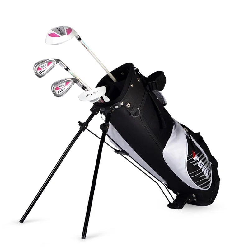 PCM Golf Ball Tasche Nylon Kinder Stand Gun Taschen Tragbare Edition Halterung Pack Doppel Schulter Gurt Rucksack