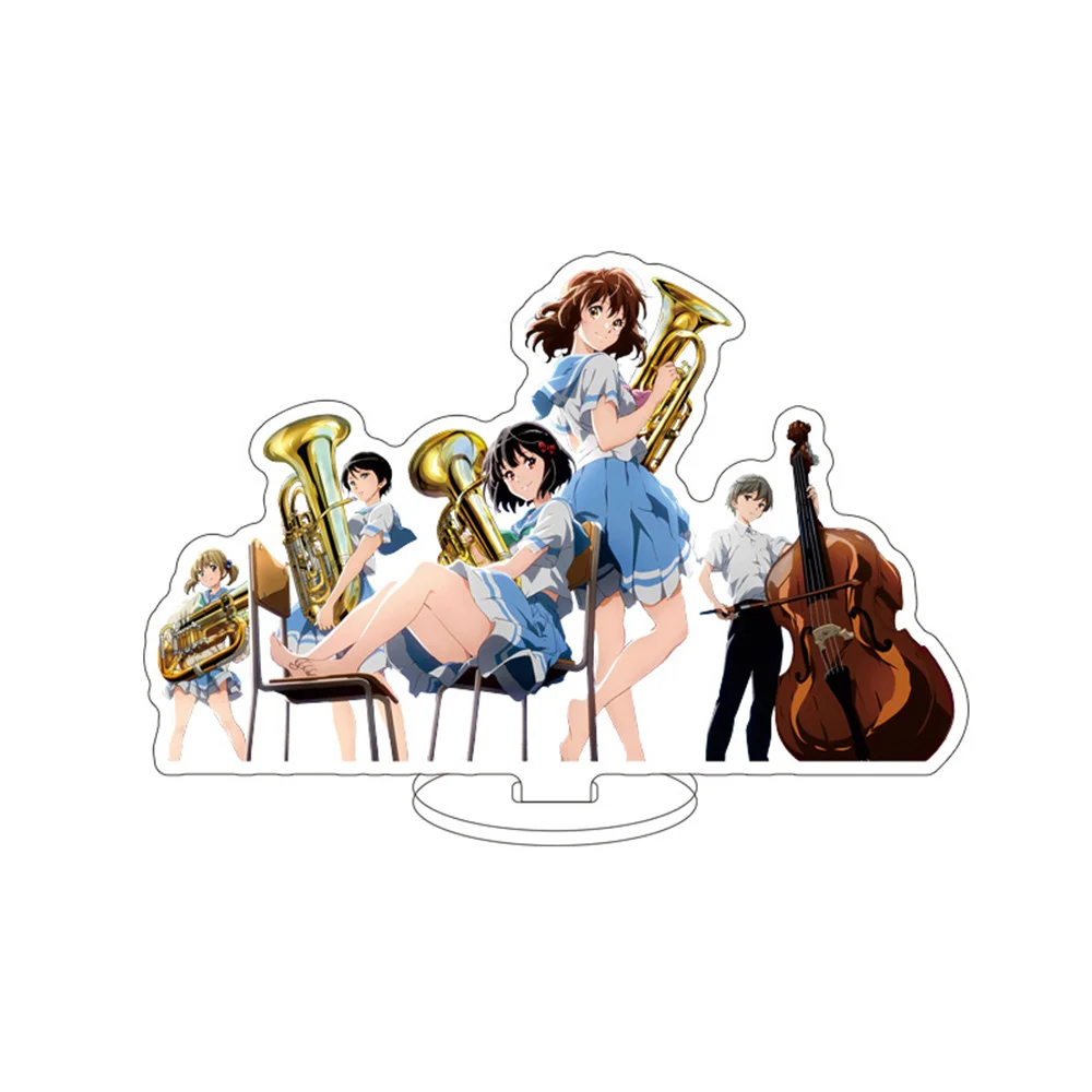 10 Stuks Anime Hibike! Euphonium Acryl Stand Model Cosplay Karakters Ornament Accessoires Goederen Collectie Geschenken