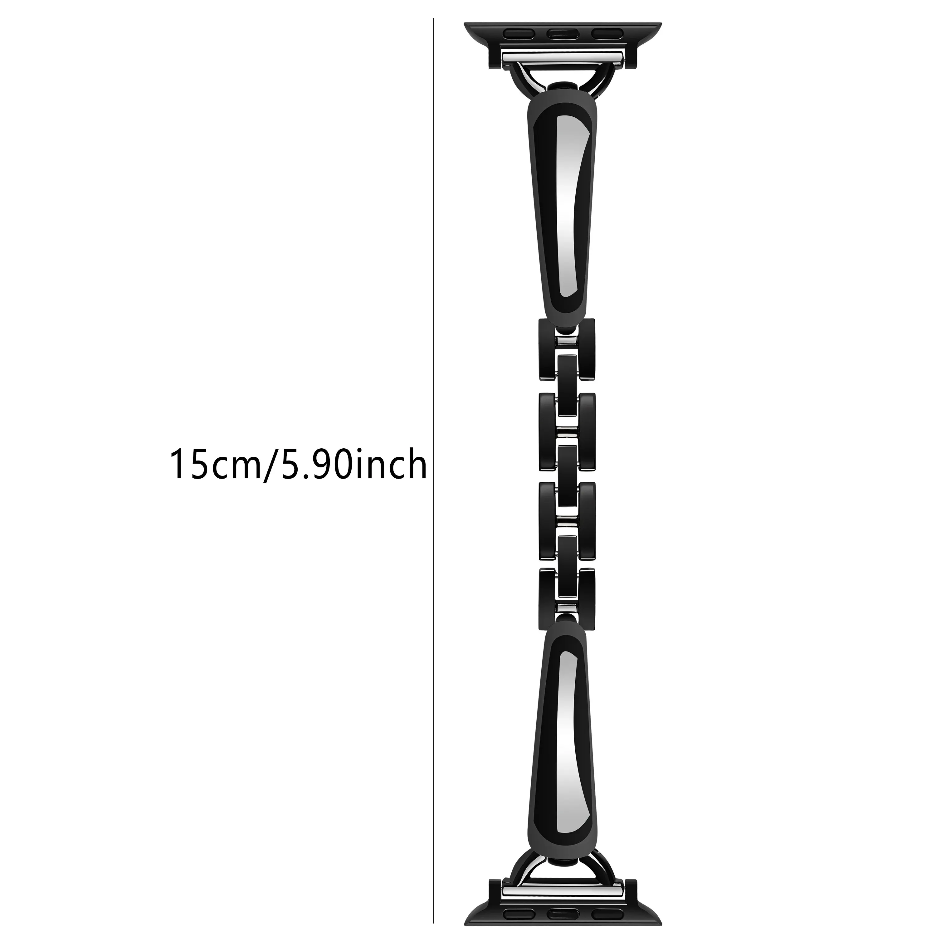 Stainless Steel Band Compatible Apple Watch Band Women Slim,Metal Bangle for IWatch Series Ultra SE 9 8 7 6 5 4 3 2 1