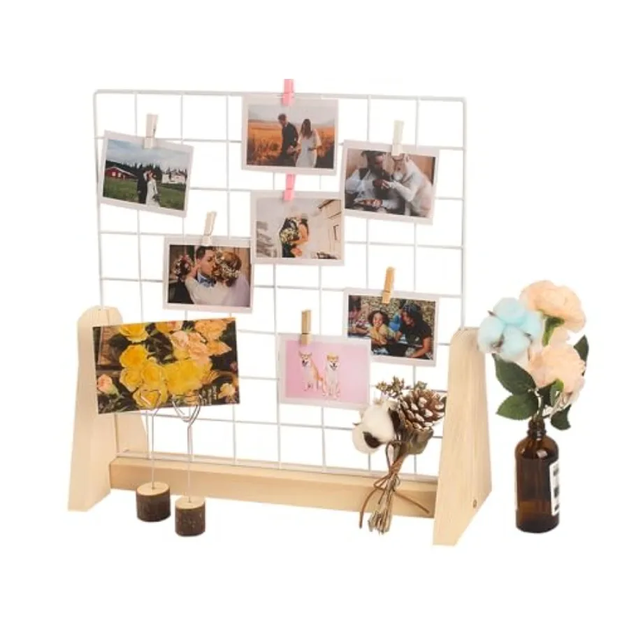 

Настенная подставка для столешницы с сеткой 15,7 х 15,7, настенная подставка с металлической сеткой и мини-Т-подставкой, портативная настольная подставка с 20 Sma