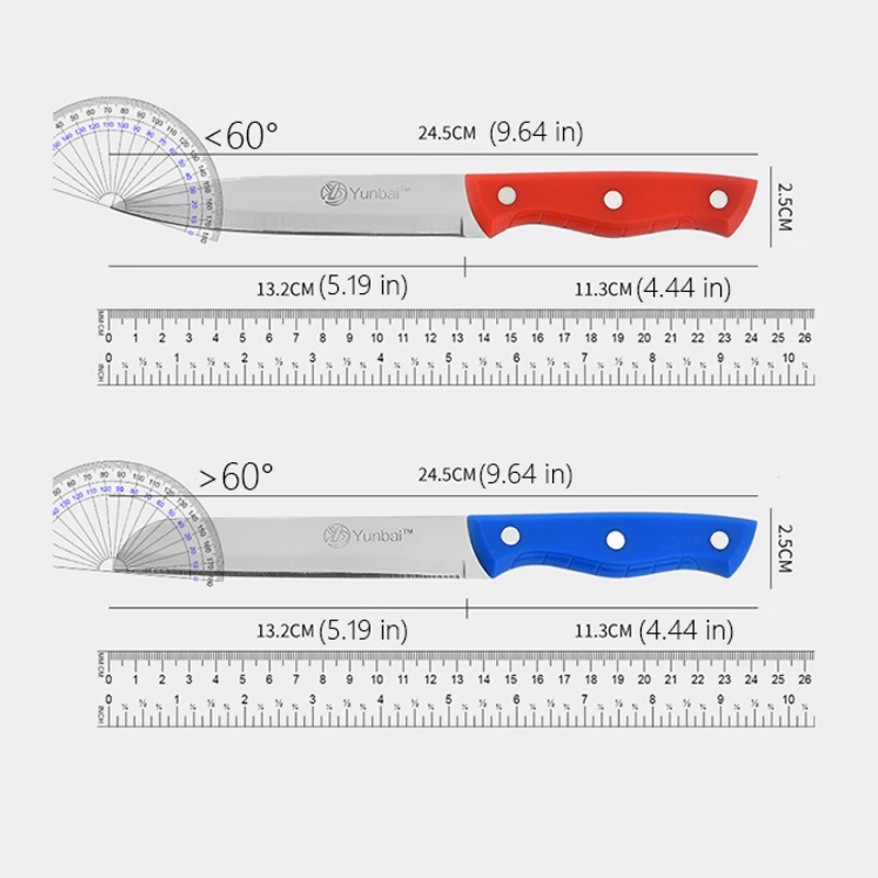 多機能ハンドル付きステンレス鋼包丁,鋭いフルーツナイフ,プロのシェフのナイフ,錆びない,焦げ付き防止