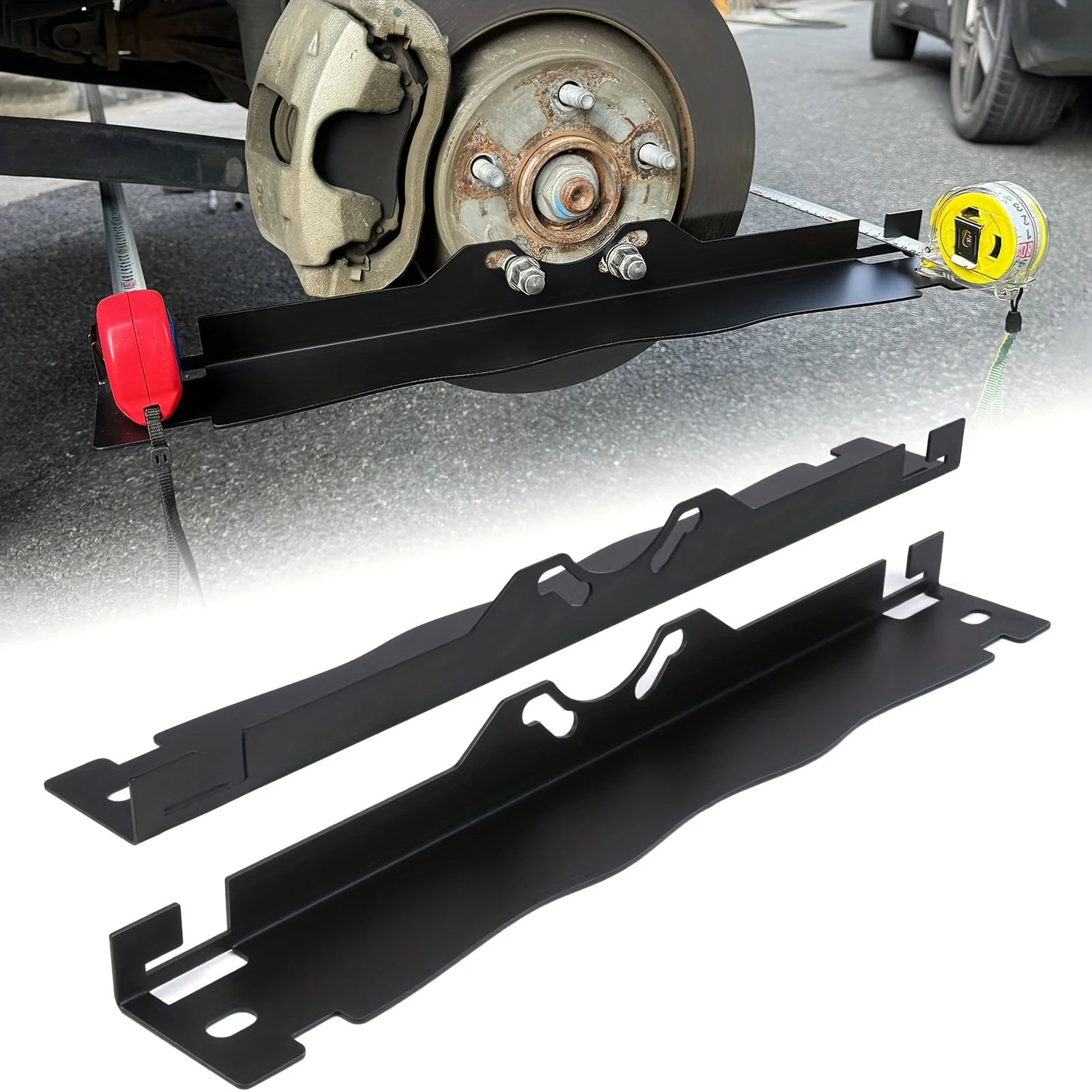 

Wheel Toe Alignment Tool Plate Durable Construction Quick Judgment Heavy Duty Tool Suitable for Enhance Vehicle Handling