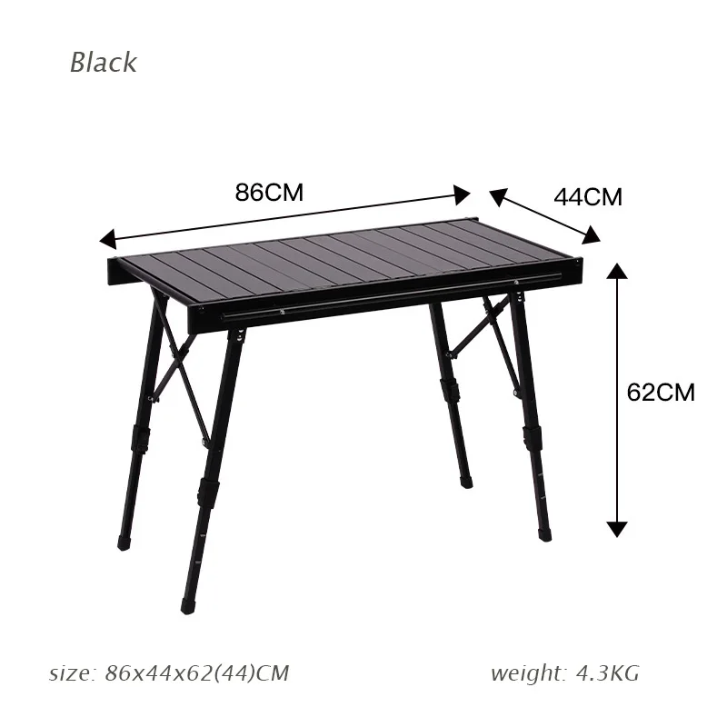 Camping IGT Table Portable Combination Barbecue Table Outdoor Beech Picnic Table Multifunctional Stainless Steel Folding Table