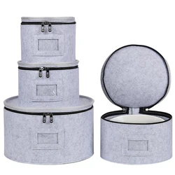 1Pc Felt Storage Bag Glass Cup Rack Cooking Plate Soup Spoon Case Dish Fabric Holder Travel Kitchen Accessories Shelf Organizer