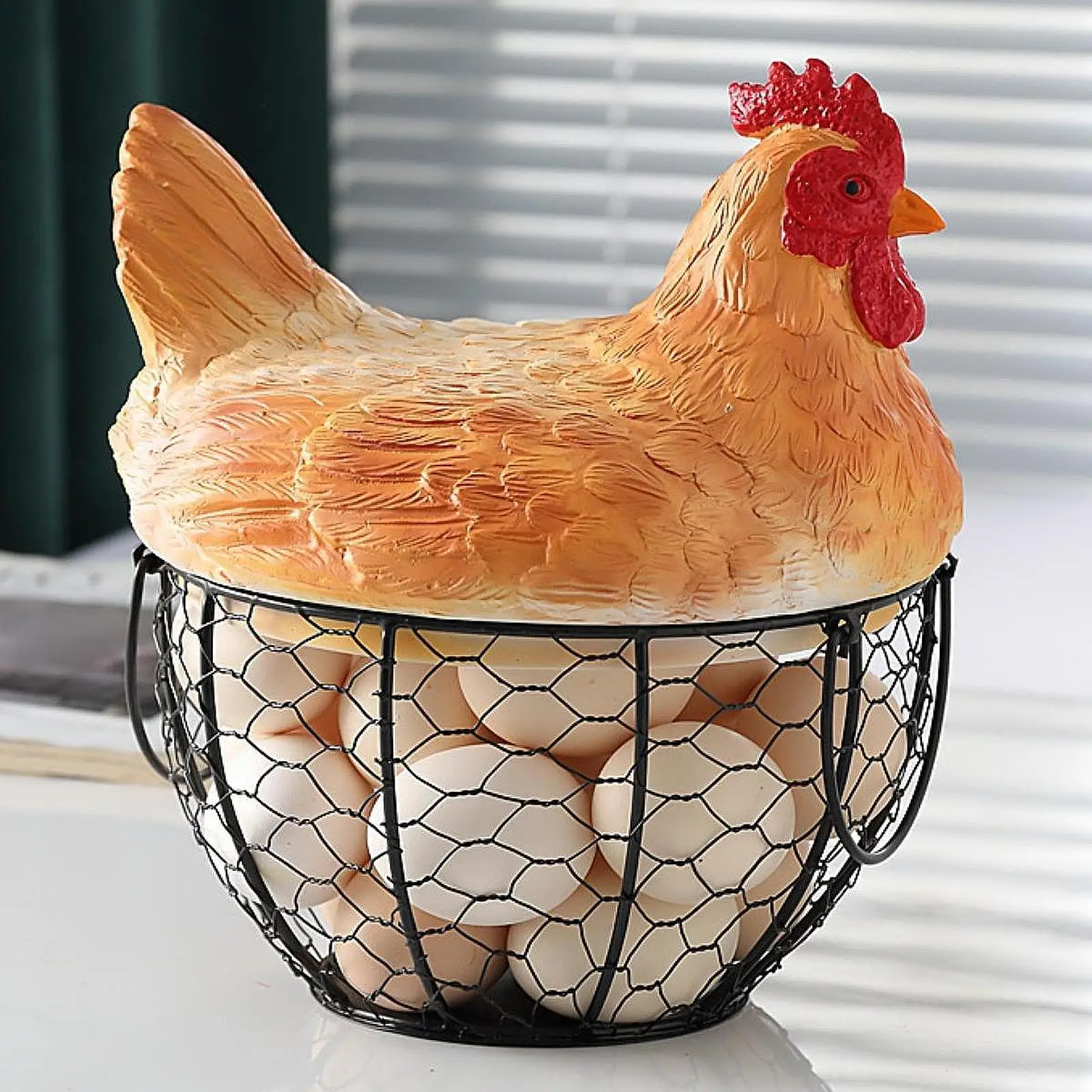 Hen Egg Basket Deco… - image