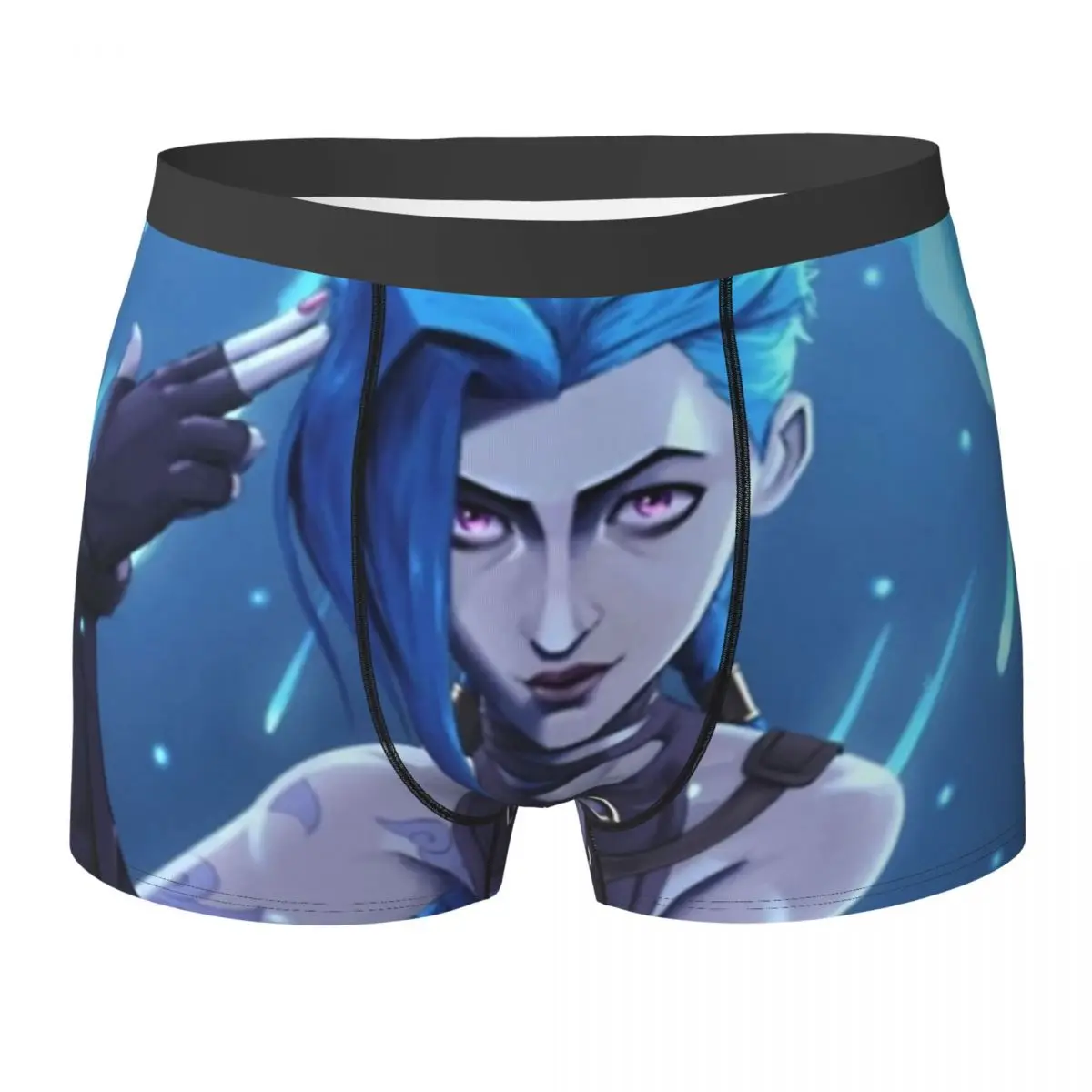 

Hot Arcane League Of Legends Underwear Cartoon Television Men Underpants Print Sexy Boxer Shorts Hot Shorts Briefs Big Size