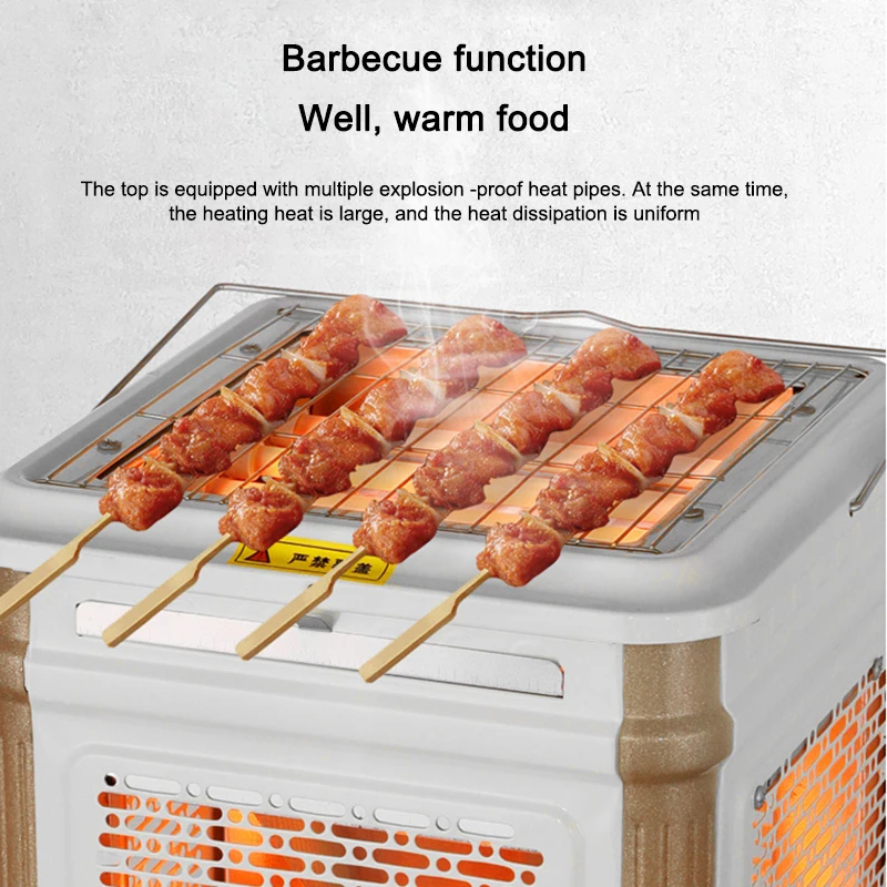 Five-sided heater barbecue type fire grill small sun electric oven household four-side electric heating stove